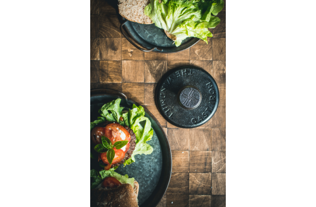 The Windmill gietijzeren smash burger tool