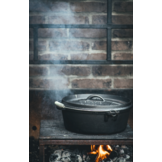 The Windmill gietijzeren Dutch Oven 6qt - zonder pootjes