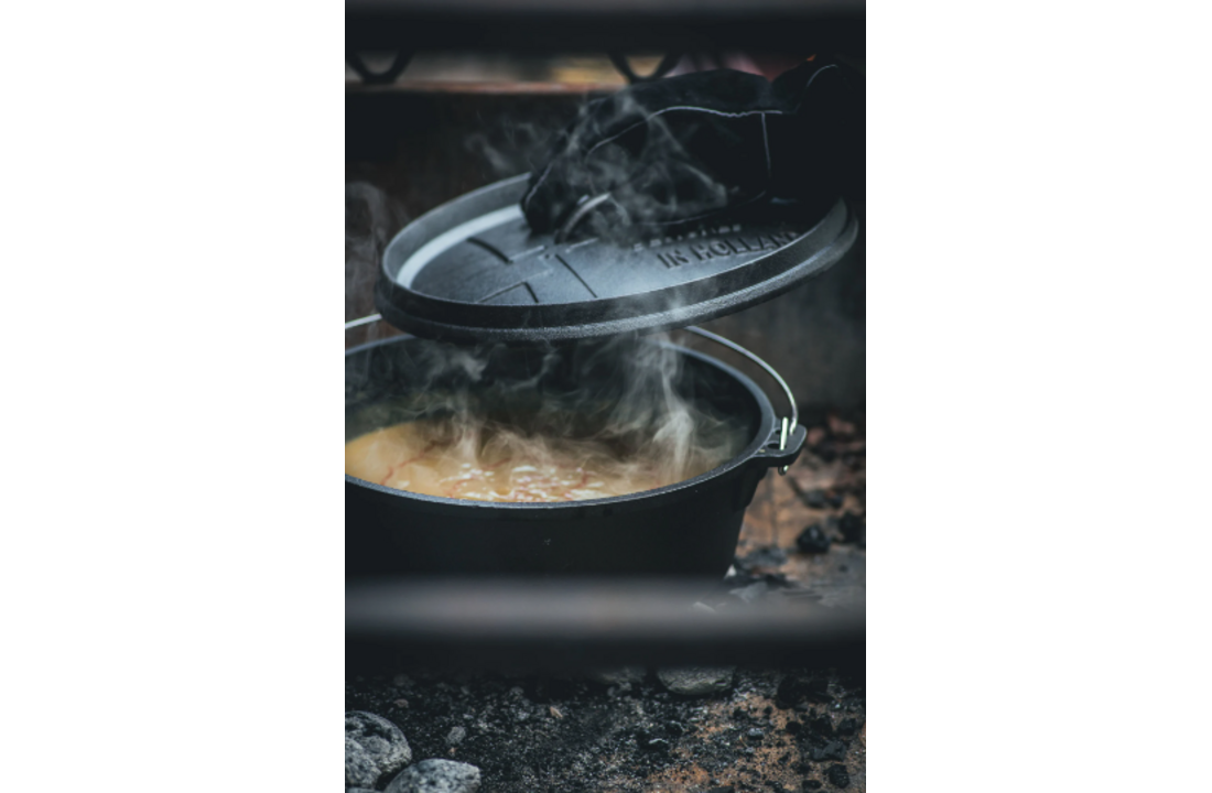 The Windmill gietijzeren Dutch Oven 6qt - zonder pootjes