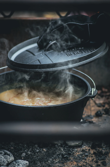 The Windmill gietijzeren Dutch Oven 6qt - zonder pootjes