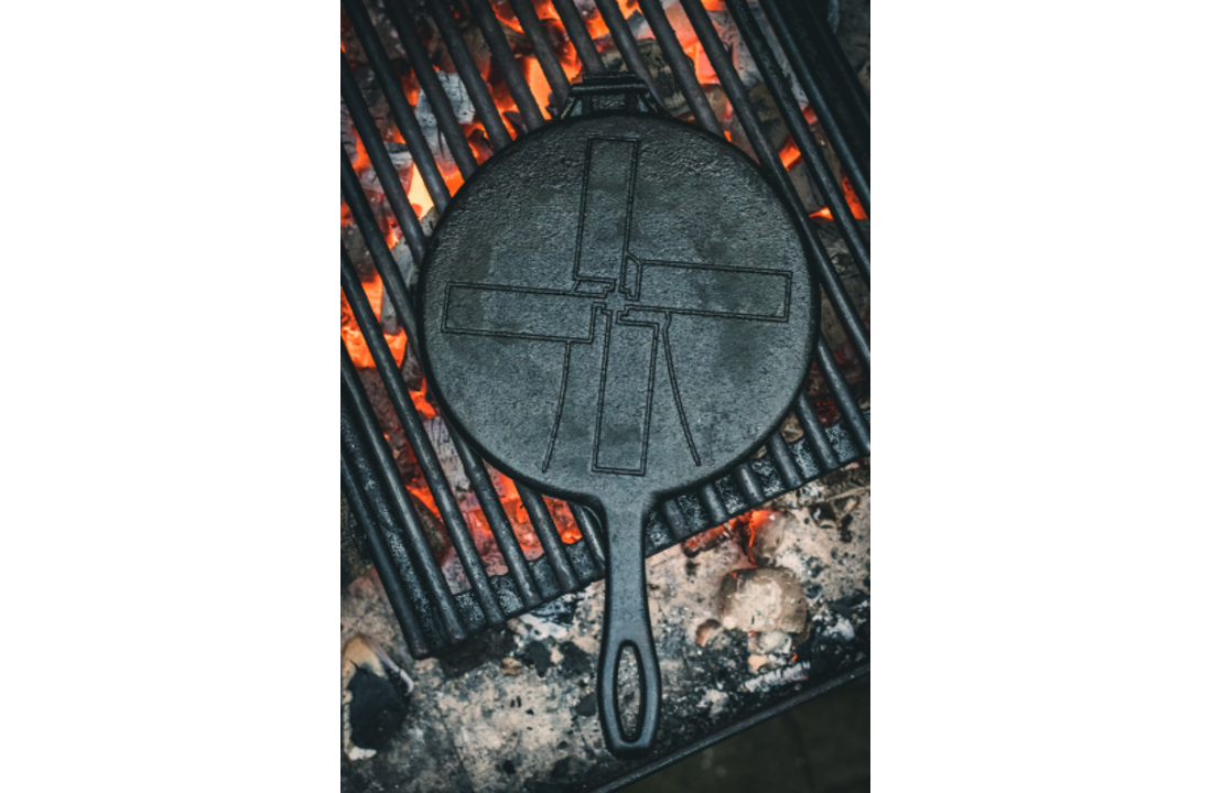 The Windmill gietijzeren stroopwafelmaker