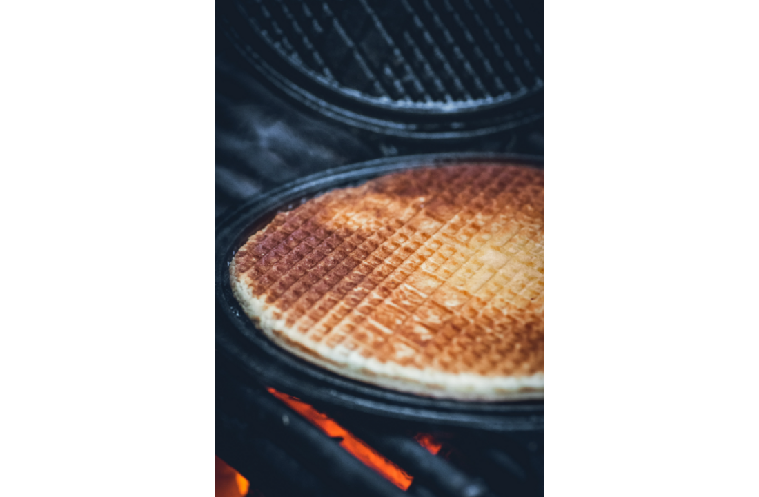 The Windmill gietijzeren stroopwafelmaker