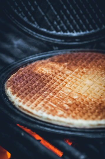 The Windmill gietijzeren stroopwafelmaker