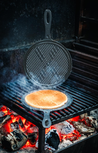 The Windmill gietijzeren stroopwafelmaker