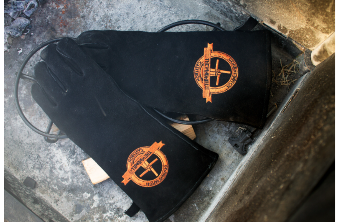 The Windmill leren bbq handschoenen