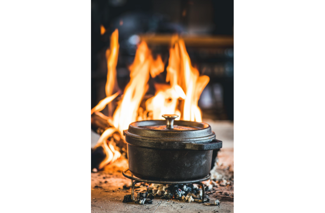The Windmill gietijzeren trivet