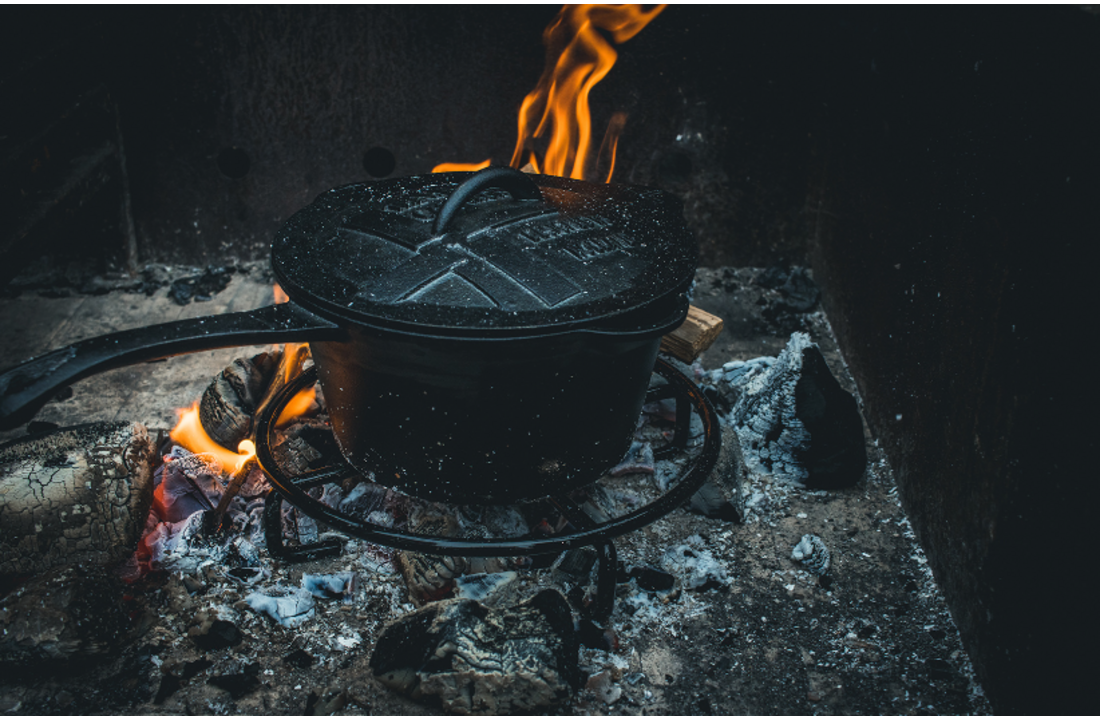 The Windmill gietijzeren trivet