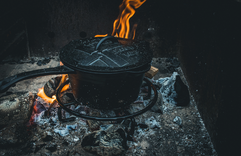 The Windmill gietijzeren trivet