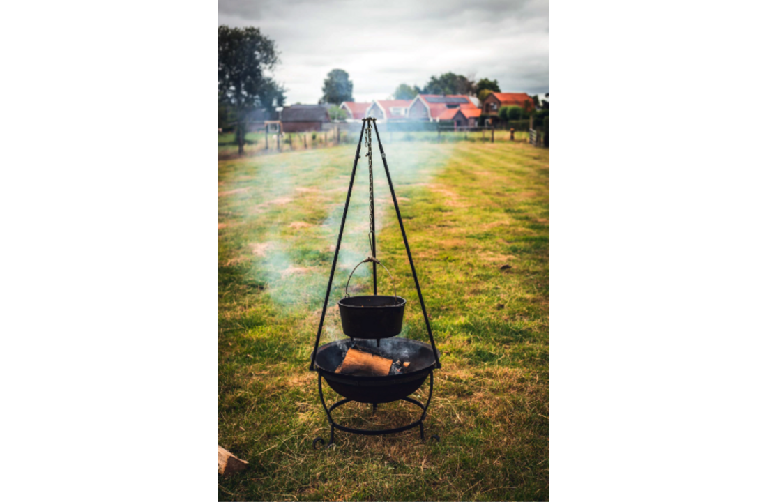 The Windmill gietijzeren Dutch Oven 9qt