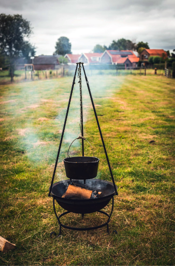 The Windmill gietijzeren Dutch Oven 9qt
