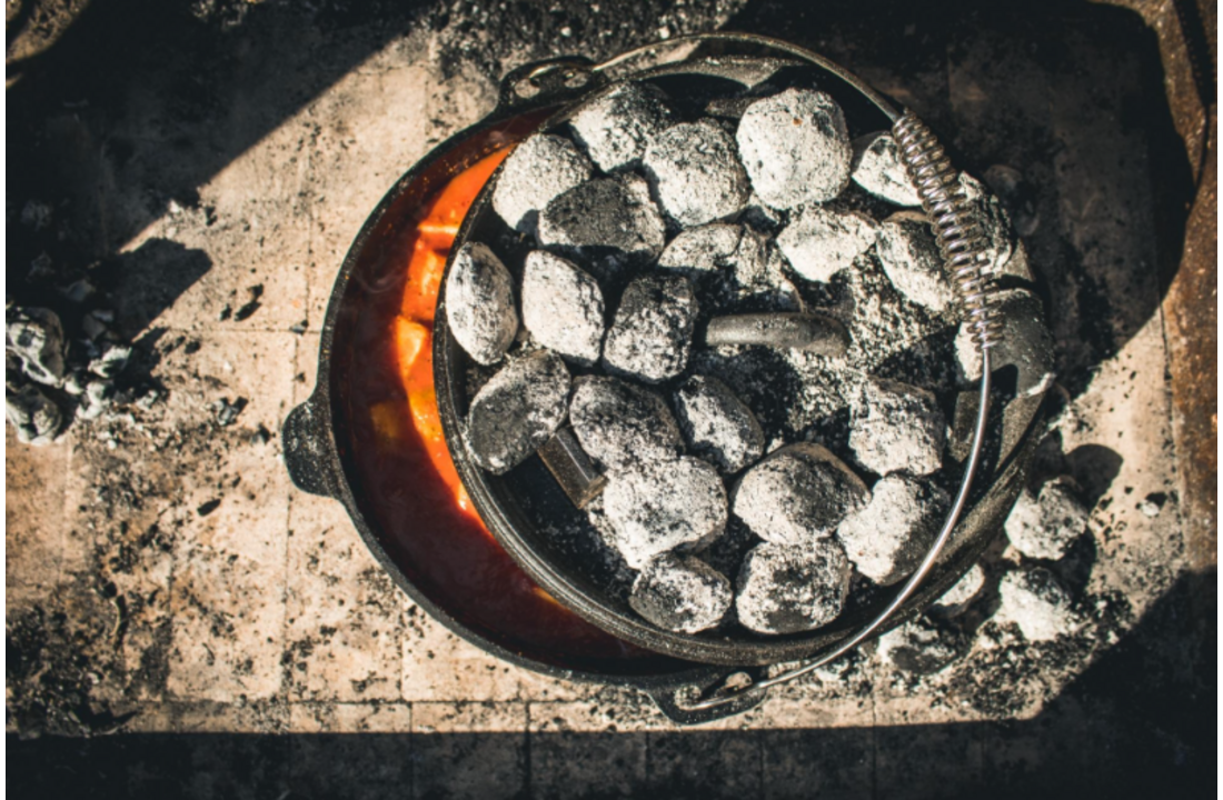 The Windmill gietijzeren Dutch Oven 6qt