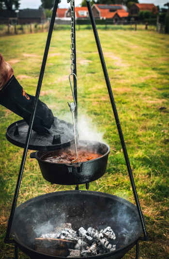 The Windmill gietijzeren Dutch Oven 6qt