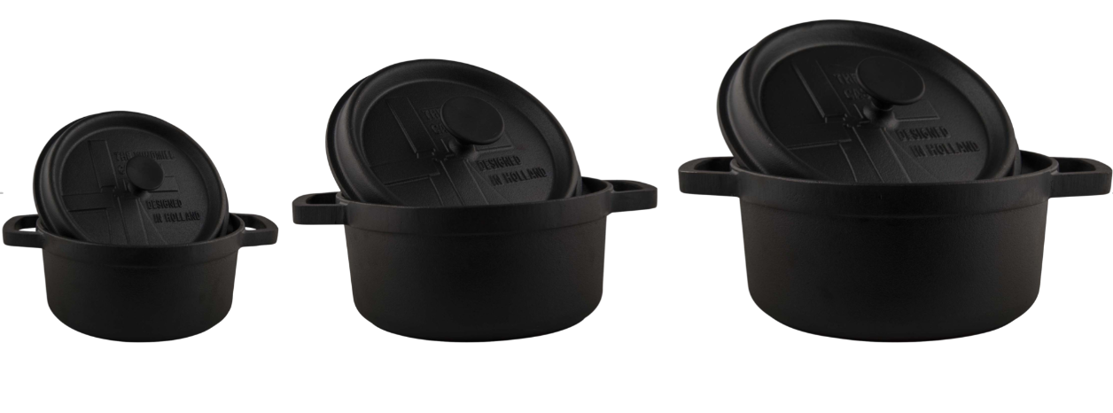 The Windmill gietijzeren bbq pan L