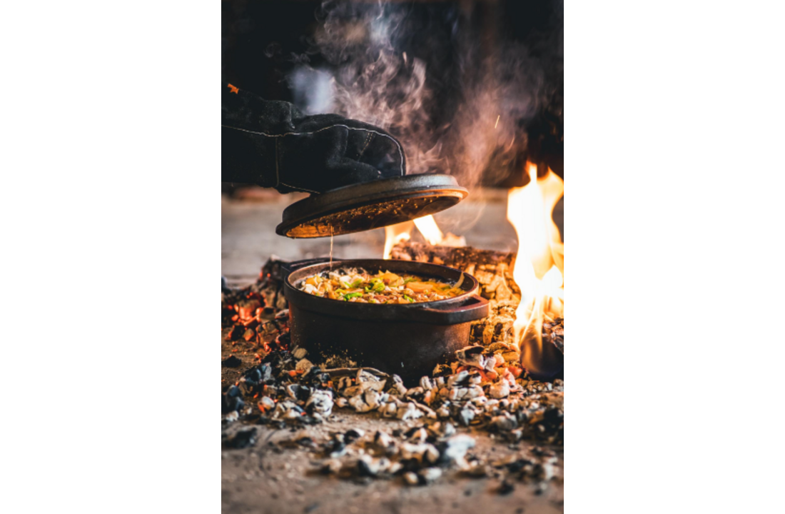 The Windmill gietijzeren bbq pan M