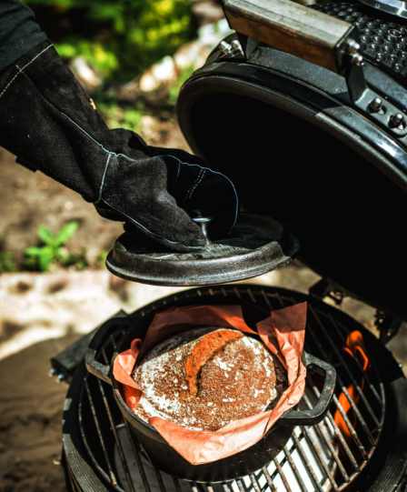 The Windmill gietijzeren bbq pan S