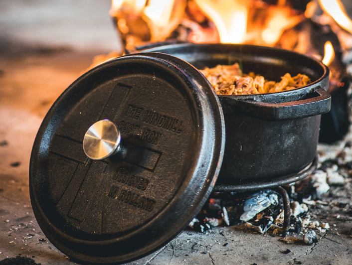 The Windmill gietijzeren bbq pan S