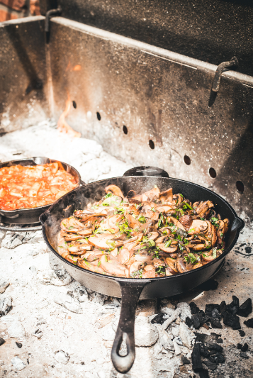 The Windmill gietijzeren skillet XL