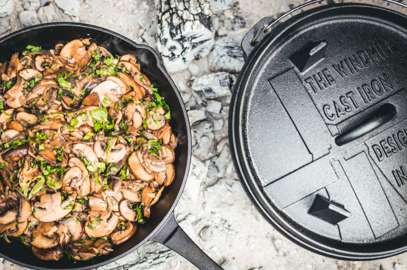 The Windmill gietijzeren skillet XL