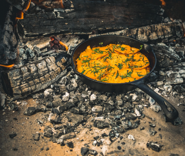 The Windmill gietijzeren skillet M