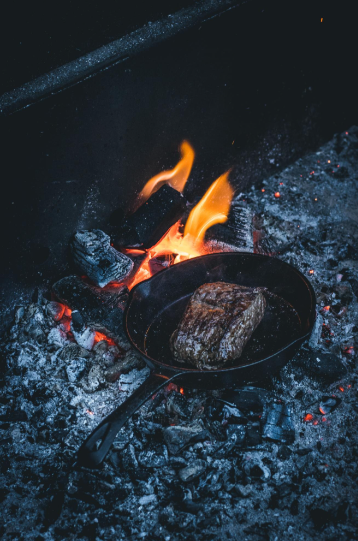 The Windmill gietijzeren skillet S