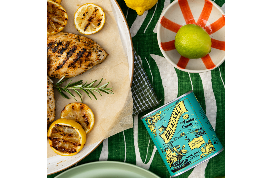 Braai Salt Barbecue Zout Rub Blik – 300 gr of 90 gr