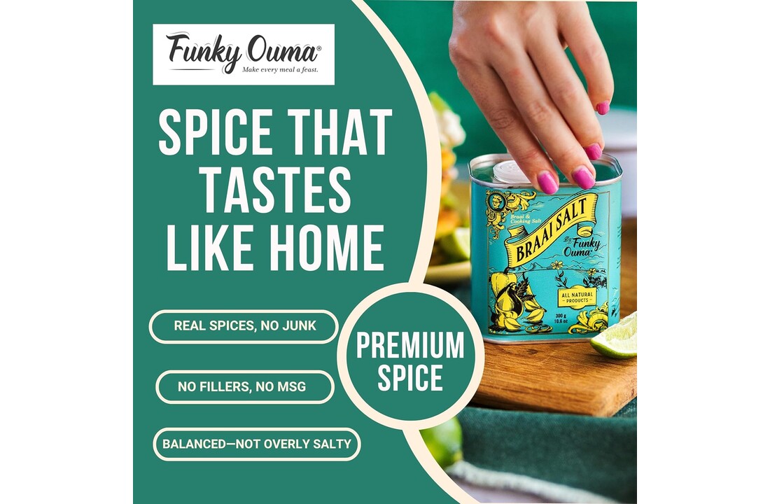 Braai Salt Barbecue Zout Rub Blik – 300 gr of 90 gr