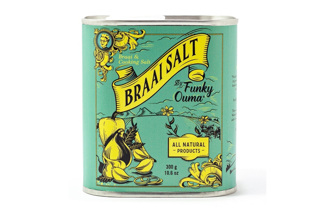 Braai Salt Barbecue Zout Rub Blik – 300 gr of 90 gr