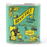 Braai Salt Barbecue Zout Rub Blik – 300 gr of 90 gr