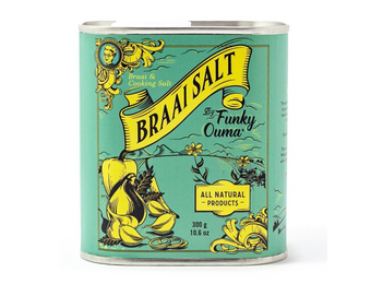 Braai Salt Barbecue Zout Rub Blik – 300 gr of 90 gr