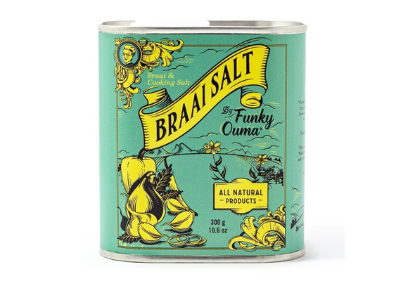 Braai Salt Barbecue Zout Rub Blik – 300 gr of 90 gr