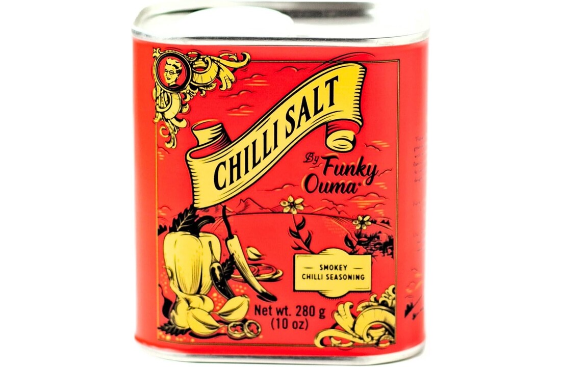 Chili Salt Barbecue Zout Rub blik – 280 gr of 90 gr