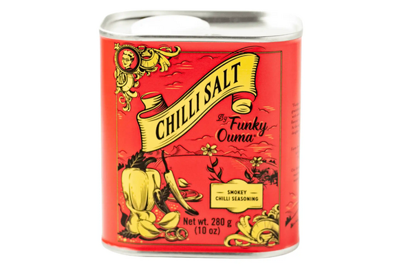 Chili Salt Barbecue Zout Rub blik – 280 gr of 90 gr