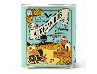 African Spice Barbecue Rub Blik - 185 gr of 55 gr