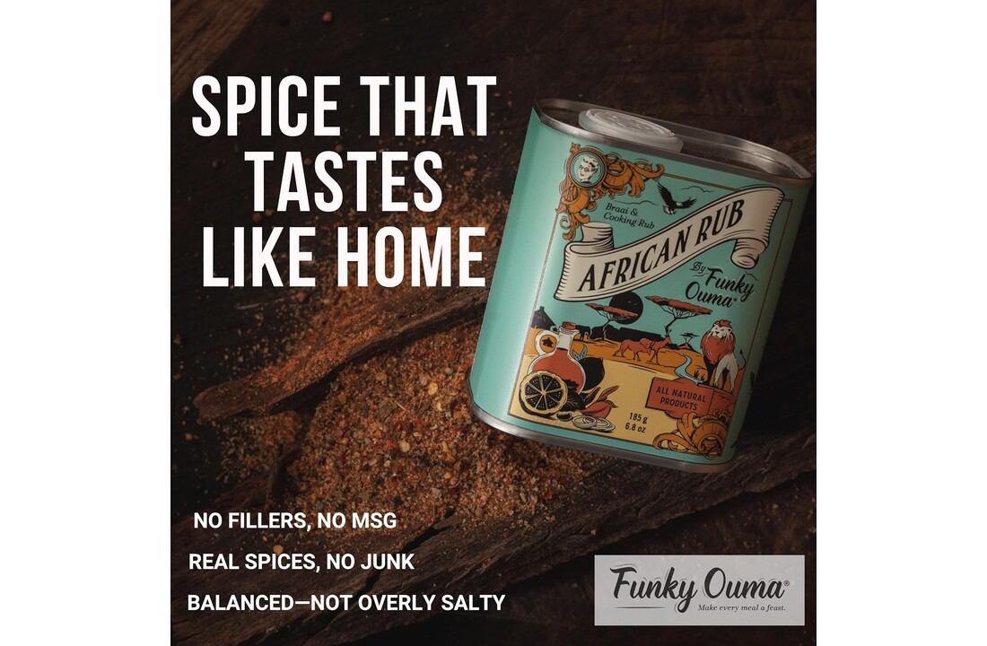 African Spice Barbecue Rub Blik - 185 gr of 55 gr