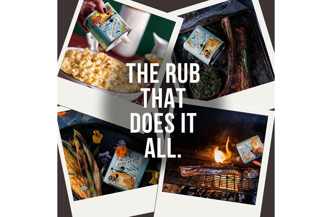 African Spice Barbecue Rub Blik - 185 gr of 55 gr