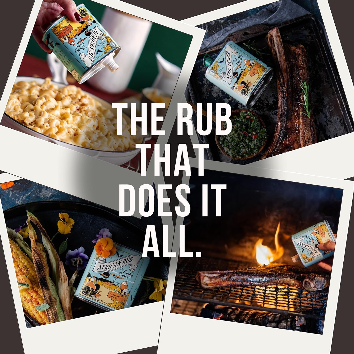 African Spice Barbecue Rub Blik - 185 gr of 55 gr