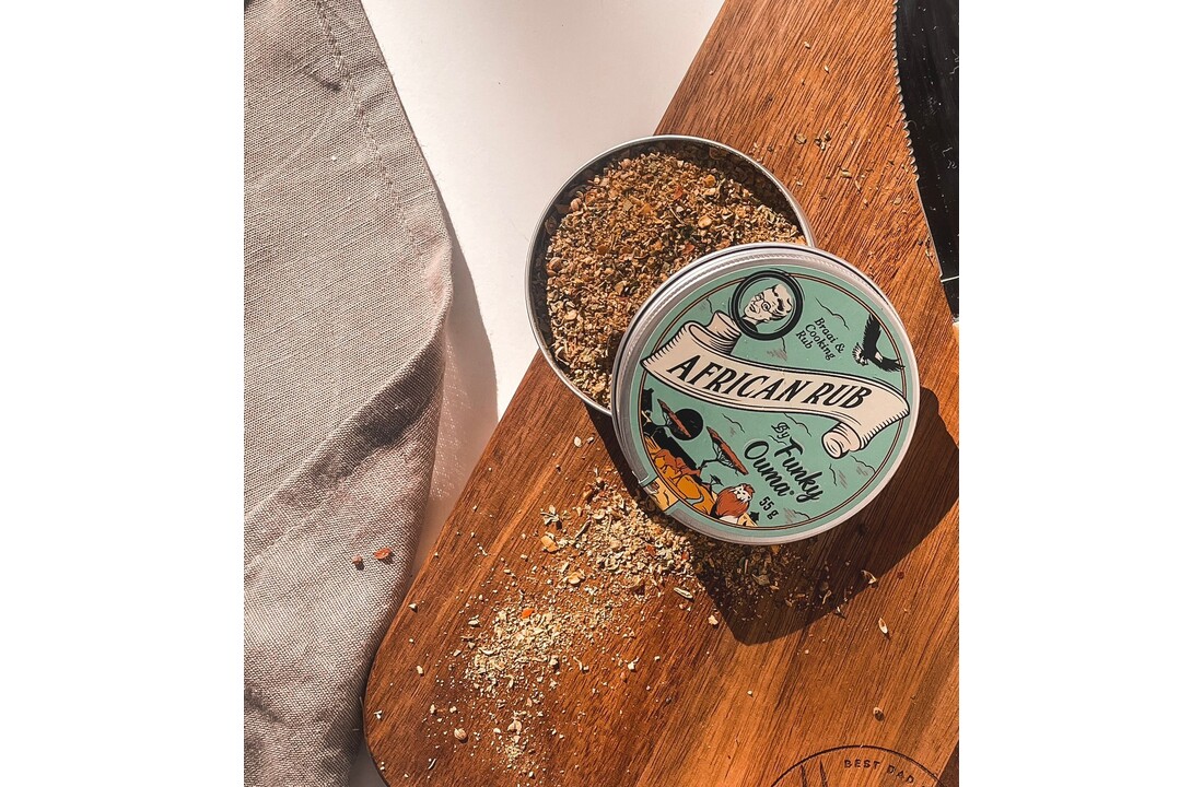 African Spice Barbecue Rub Blik - 185 gr of 55 gr