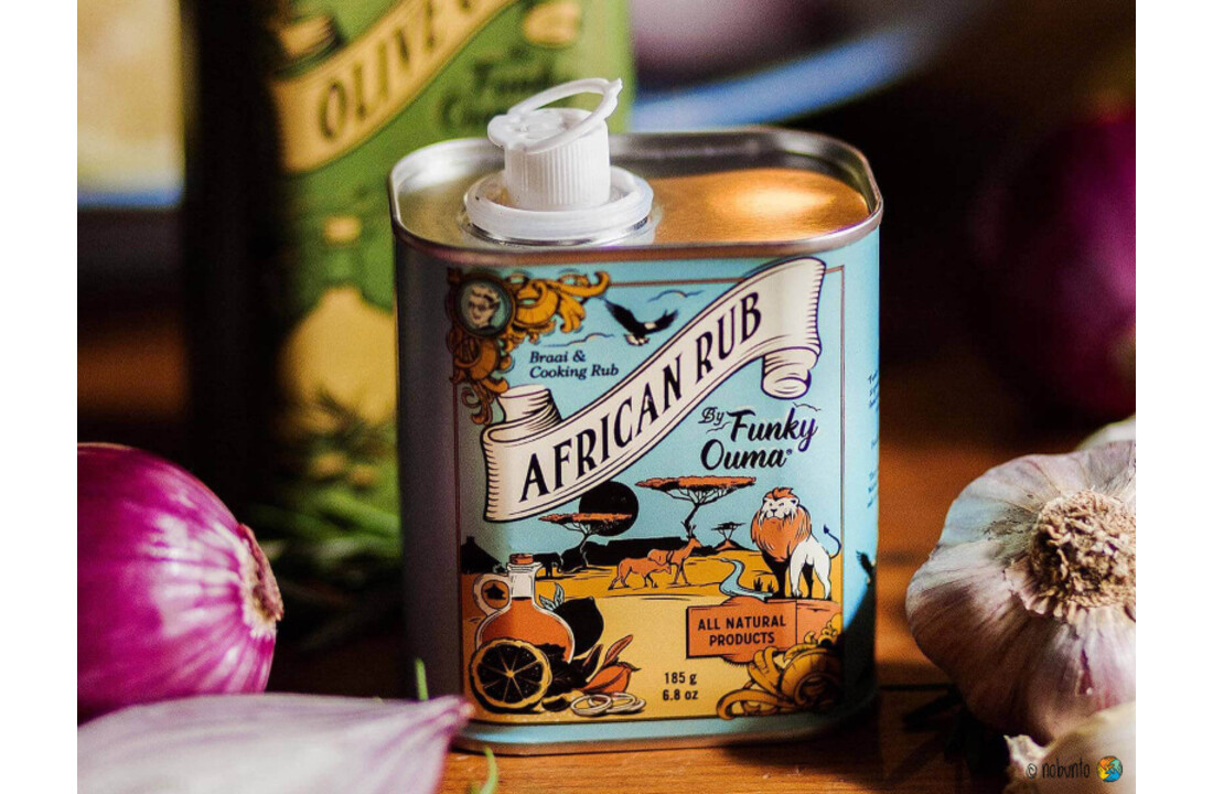 African Spice Barbecue Rub Blik - 185 gr of 55 gr