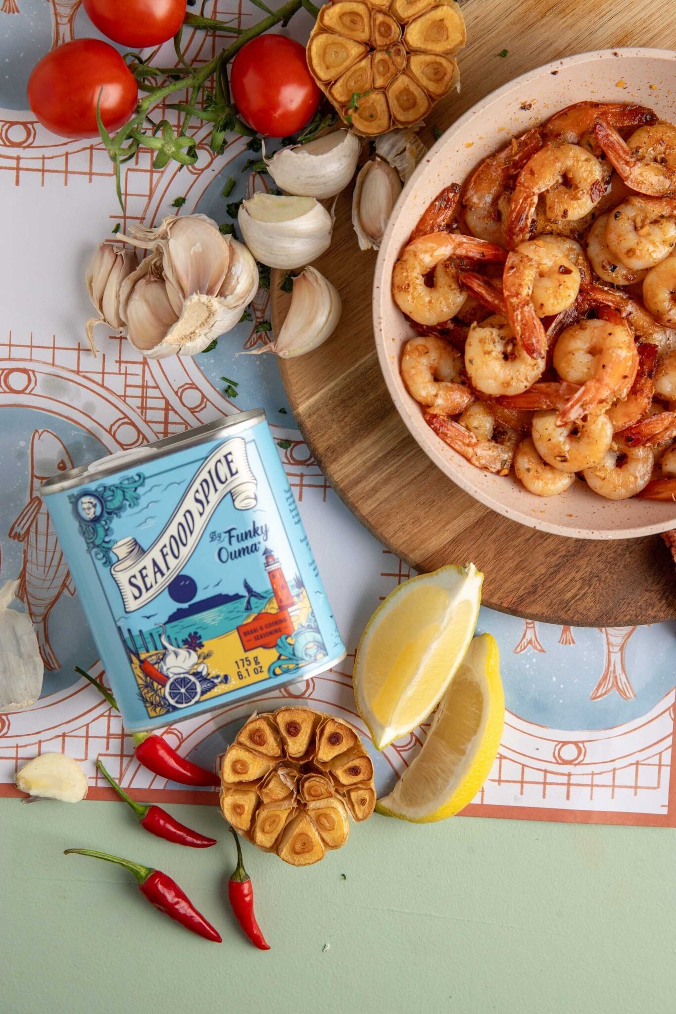 Seafood Spice Zeevruchten Kruiden BBQ Rub in blik - 175 gr