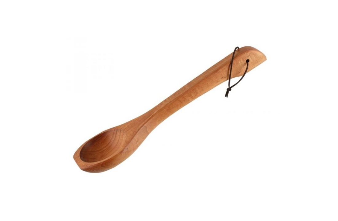Rento Houten Sauna emmer met handvat touw, lepel en 400 ml Eucalyptus opgietmiddel - Donker