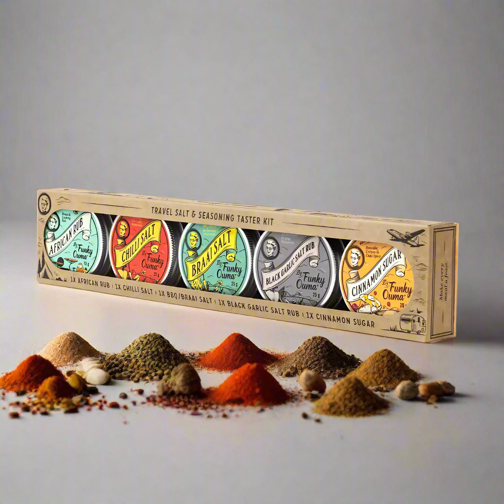 Tiny Taster 5-pack - BBQ Rub Test Set - Travel Size