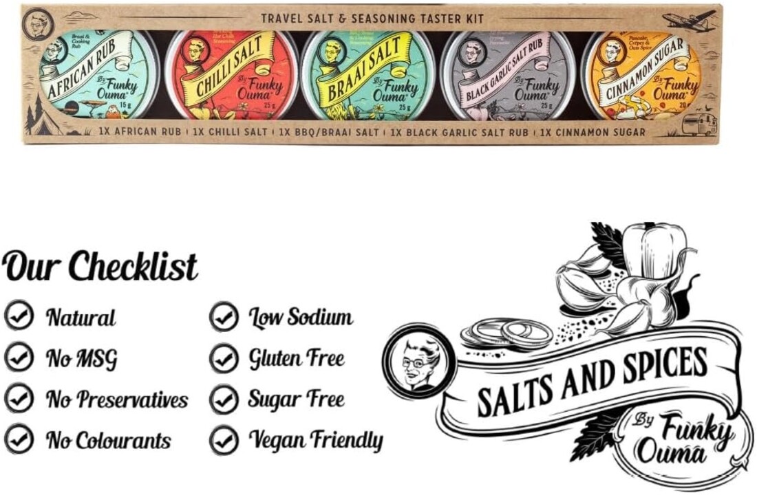 Tiny Taster 5-pack - BBQ Rub Test Set - Travel Size