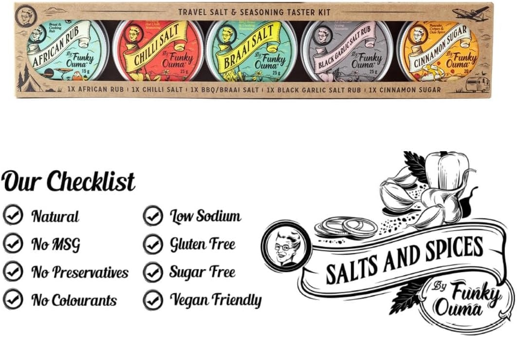 Tiny Taster 5-pack - BBQ Rub Test Set - Travel Size