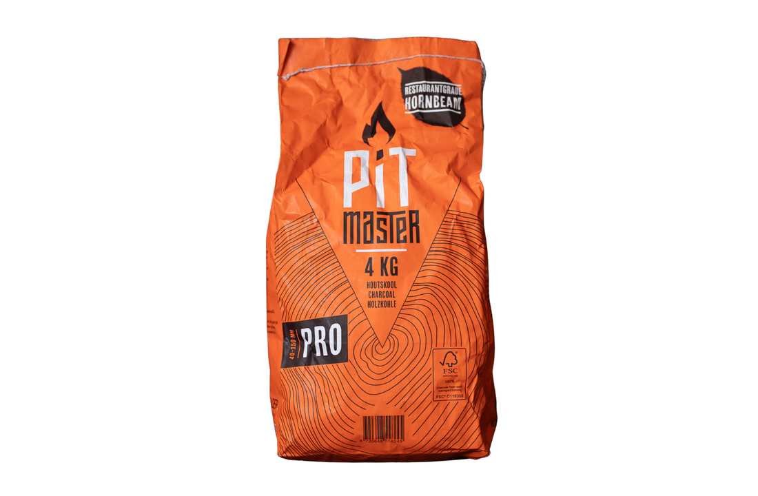 Pitmaster Oak Hornbeam Houtskool - 4 kg