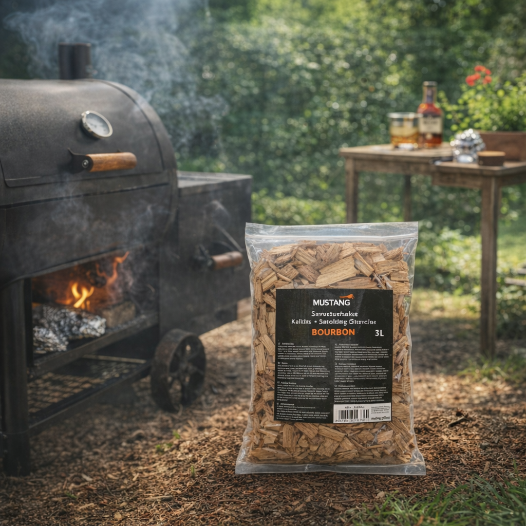 Mustang Rookchips Bourbon Eiken 3 L - Barbecue