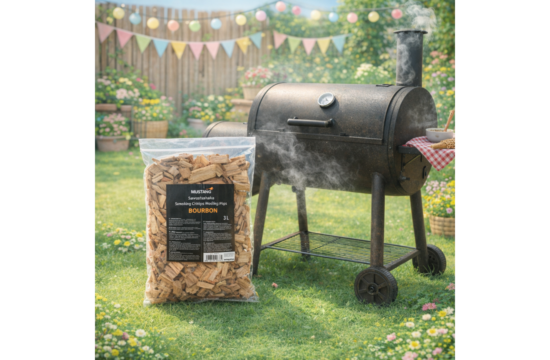 Mustang Rookchips Bourbon Eiken 3 L - Barbecue