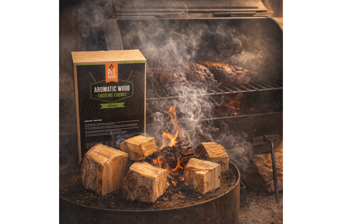 Pitmaster Smoking Chunks – Rookhout Aromatic Wood 1,2 kg
