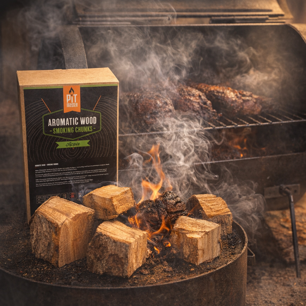 Pitmaster Smoking Chunks – Rookhout Aromatic Wood 1,2 kg