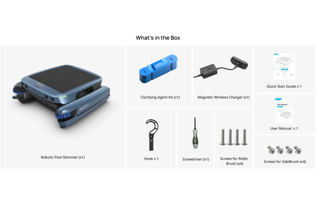 Beatbot iSkim Ultra skimmer zwembadrobot