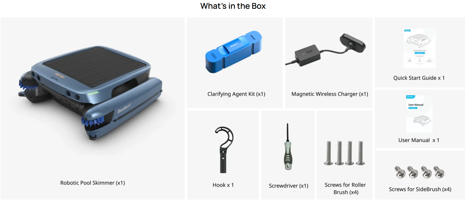 Beatbot iSkim Ultra skimmer zwembadrobot